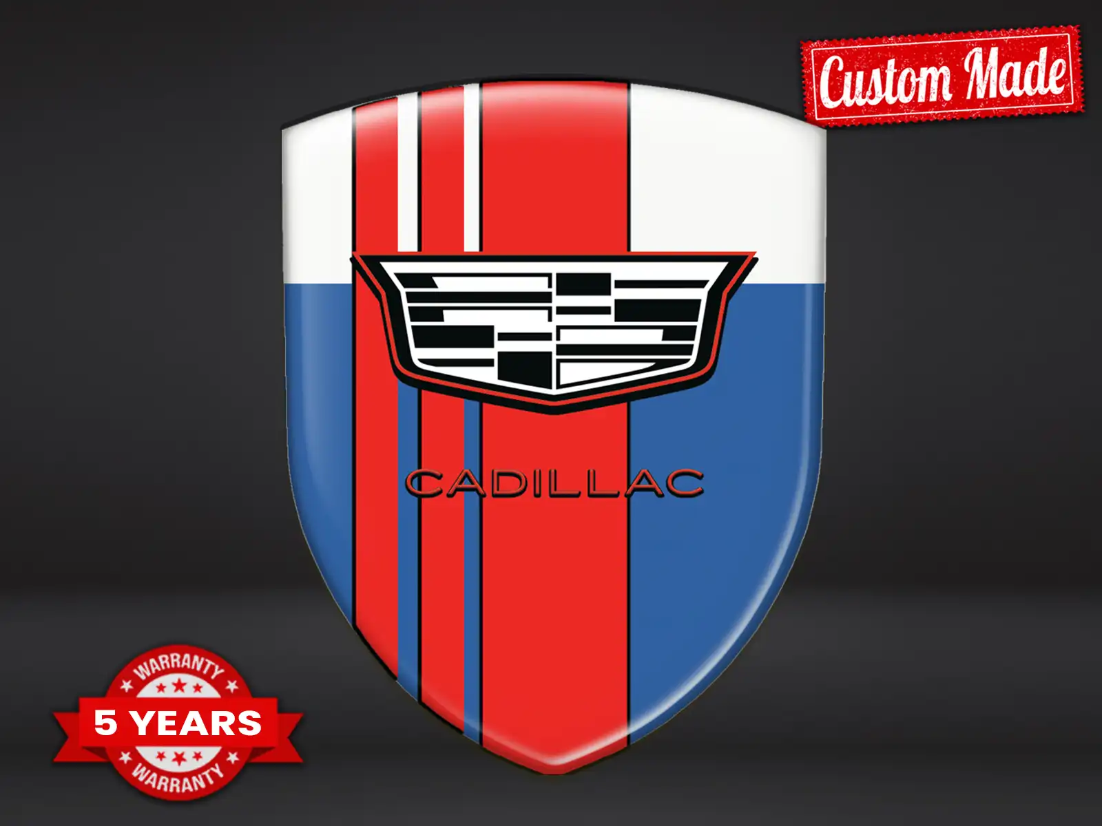 Cadillac Stickerdruck Exklusiv Minimal Pro Hochwertig
